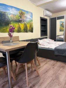 Pokoje Beata tesisinde bir odada yatak veya yataklar