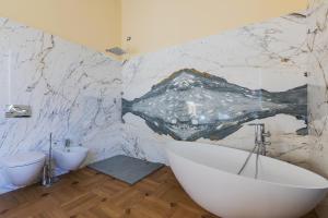 Koupelna v ubytování Hotel la Scala