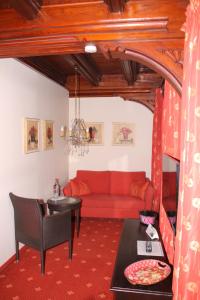 Posezení v ubytování Romantik im Hotel Villa Röhl