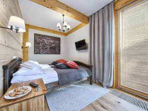 Televízia a/alebo spoločenská miestnosť v ubytovaní VisitZakopane - Coral Spa Apartment