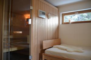 Ένα ή περισσότερα κρεβάτια σε δωμάτιο στο Ferienhaus Ferch