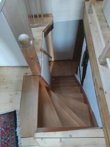 a stairwell in a tiny house at Apartment Hofheimer Altstadt in Hofheim am Taunus