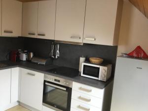A kitchen or kitchenette at ALTSTADT-APARTMENTS Bad Radkersburg - Ihr Zuhause auf Reisen