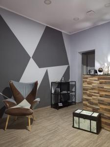 Χώρος καθιστικού στο Re Carlo Rooms