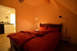 Postel nebo postele na pokoji v ubytování Kleine Villa