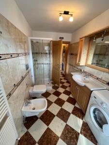 Koupelna v ubytování Casa Miramonti