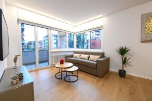 Istumisnurk majutusasutuses Lake Modern Suites - Free Parking