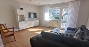 TV a/nebo společenská místnost v ubytování Ferienwohnung Frieda, Merzig
