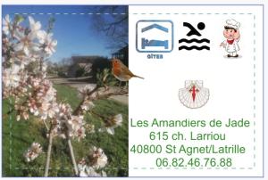 Les Amandiers de Jade的证书、奖牌、标识或其他文件