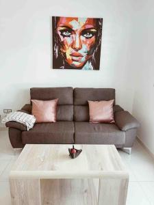 A seating area at NEW GROUNDFLOOR APT. ARENALES DEL SOL