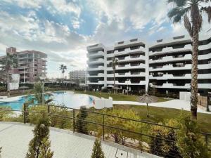 The swimming pool at or close to NEW GROUNDFLOOR APT. ARENALES DEL SOL