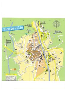 a map of the plan de villille at Catalane 412, ideale rando in Vernet-les-Bains
