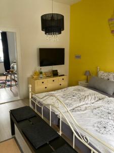 Postel nebo postele na pokoji v ubytování Villa Pusteblume