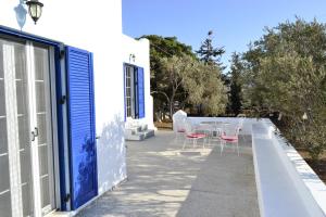 Balkón alebo terasa v ubytovaní Wind Villas Pounda