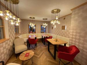 Posezení v ubytování Landhaus Kössel
