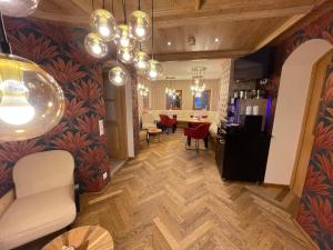 Posezení v ubytování Landhaus Kössel