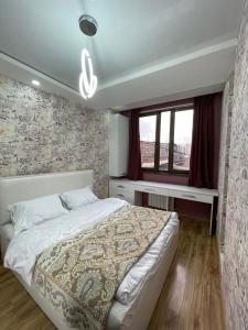 Krevet ili kreveti u jedinici u objektu Apartment in Tumanyan street
