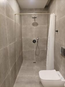 A bathroom at Evripidou Experience - The smart double C