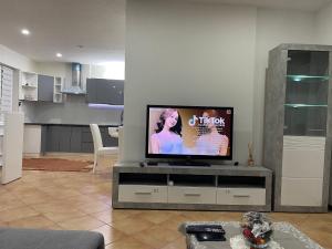 TV a/nebo společenská místnost v ubytování Milky way