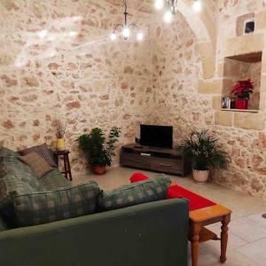 Posezení v ubytování Ta’ Peppi Farmhouse