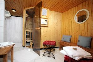 Predel za sedenje v nastanitvi Hôtel Cristal - Swiss Riders Lodge Grimentz