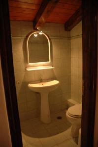 A bathroom at Iron House
