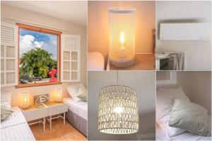 Postel nebo postele na pokoji v ubytování Villa Surelles - 3 chambres - piscine - Le Diamant