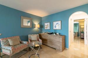 A seating area at Apartment Terrazas La Caleta, Costa Adeje