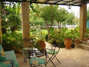 A garden outside Iron House