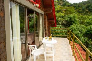 Balkón nebo terasa v ubytování Eco Cabañas San Lorenzo