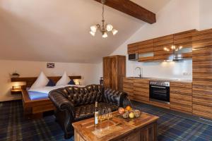 Kuchyň nebo kuchyňský kout v ubytování Vitusfort Appartement "Highlander Suite"