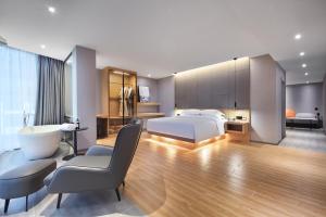 Posezení v ubytování Lanshan Moon Resort