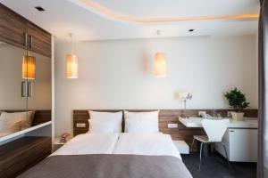 Ліжко або ліжка в номері Hotel Sole