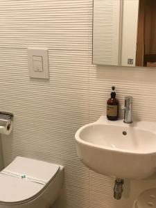 Koupelna v ubytování B&B Via dell'Azzurra