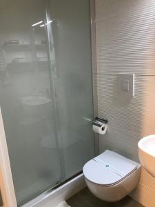 Koupelna v ubytování B&B Via dell'Azzurra