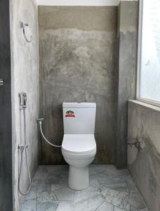 A bathroom at White Fortress