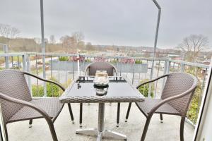 Balkón nebo terasa v ubytování Strandduene Stranddüne Appartement 23