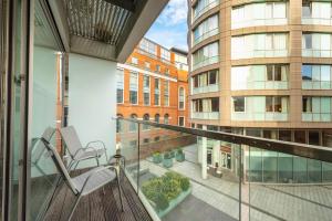 Balkon ili terasa u objektu Beautiful 2-Bed Apartment in Liverpool City centre