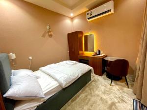 Postel nebo postele na pokoji v ubytování Dahreez motel