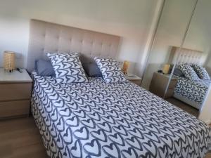Posteľ alebo postele v izbe v ubytovaní Apartamento con estupendas vistas