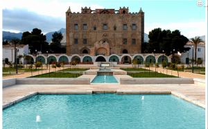 The swimming pool at or close to Broken column