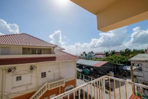 a view from the balcony of a house at Voyager Sun & Reef Hotel in San Pedro