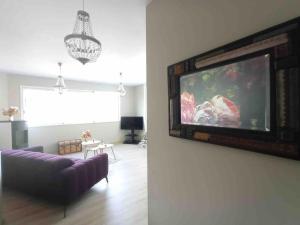 Telewizja i/lub zestaw kina domowego w obiekcie Appart proche centre- gare-stade-hôpital- Prisme-Belle vue