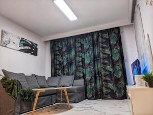 O zonă de relaxare la Zielony Apartament Gliwice