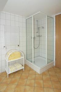 ห้องน้ำของ Pension Burggaststätte Heyken