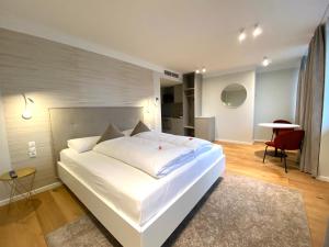 Voodi või voodid majutusasutuse Blackhome Wien I contactless check-in toas
