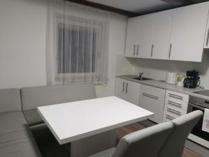 Kuchyň nebo kuchyňský kout v ubytování Eisenerzer Apartmenthaus
