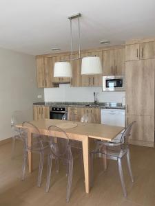Kuchyň nebo kuchyňský kout v ubytování Apartamento Casa Francho