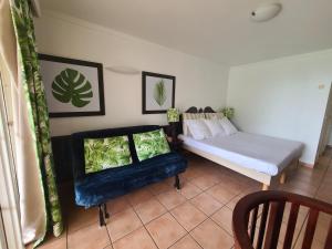 Voodi või voodid majutusasutuse studio village vacance sainte luce C5 toas