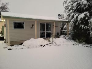 Totara Cottage v zimě